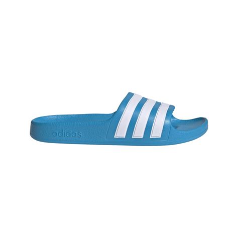 adidas slippers blauw wit|Adidas sandalen.